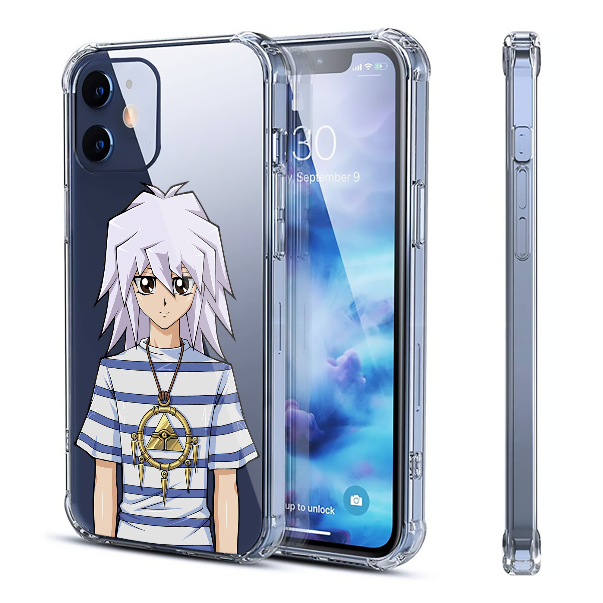 （画像用） 遊☆戯☆王 Yu-Gi-Oh! 【iPhone 12シリーズ対応】透明スマホケース（クリアソフトケース）